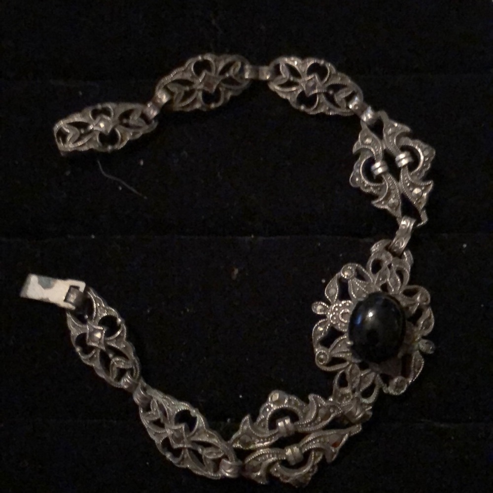 Art Nouveaux Sterling Silver Bracelet